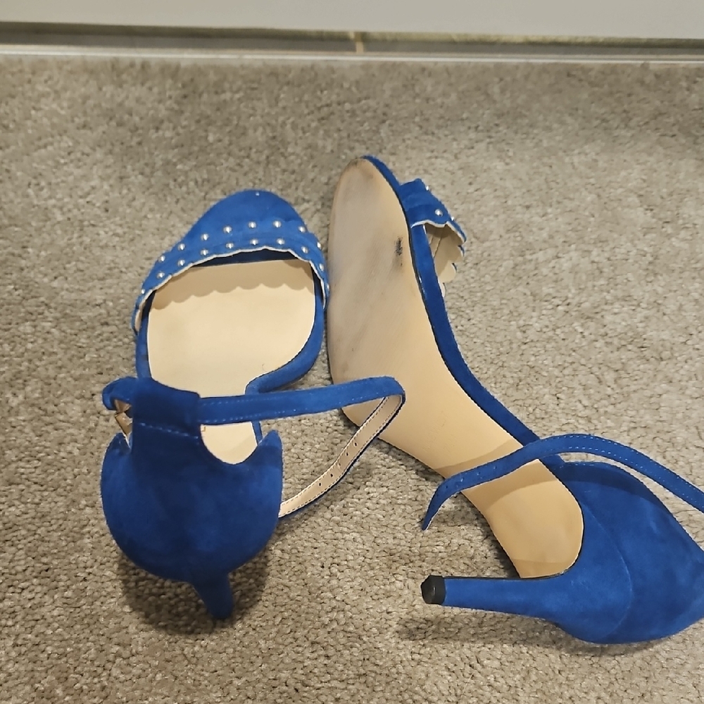 Elegant Blue Women's Heels